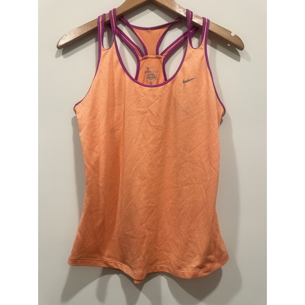 Nike Orange And Pink Tank Medium‎